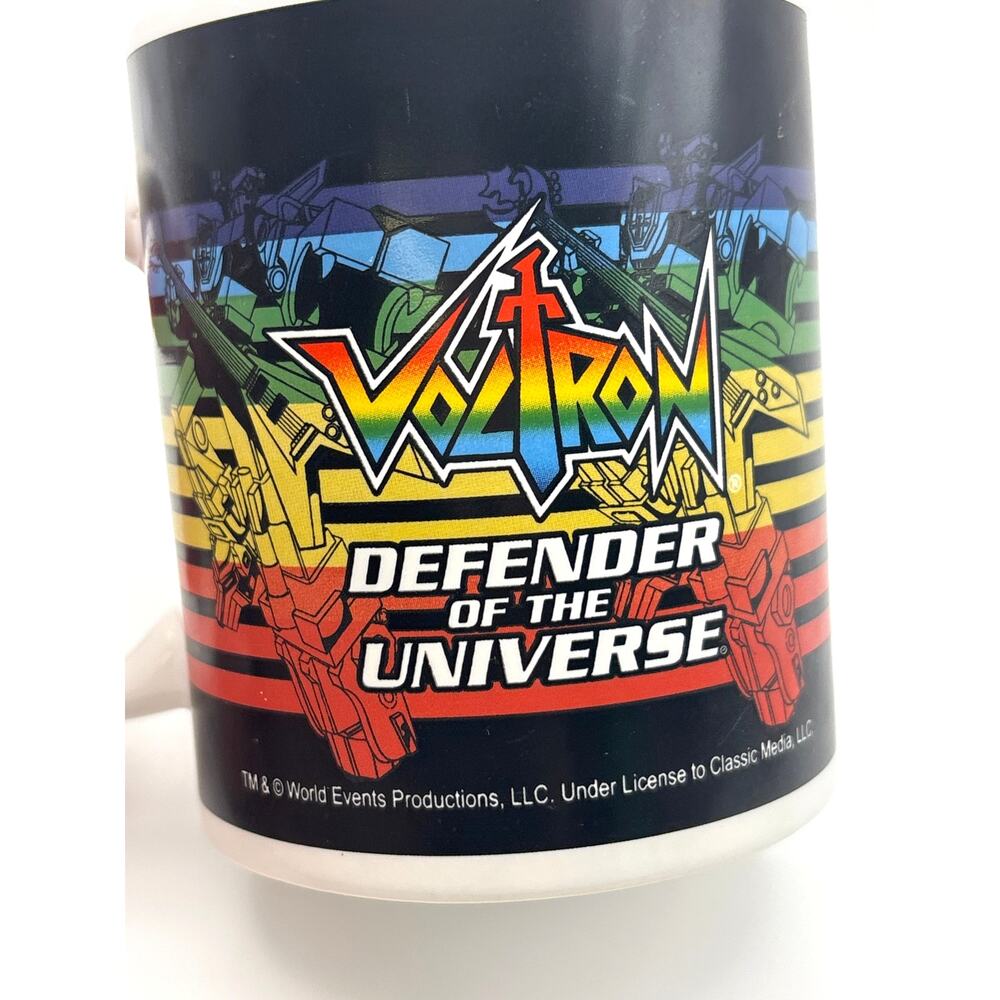Voltron Defender of The Universe Coffee Cup Zak! Transformers Cartoon Manga 2015